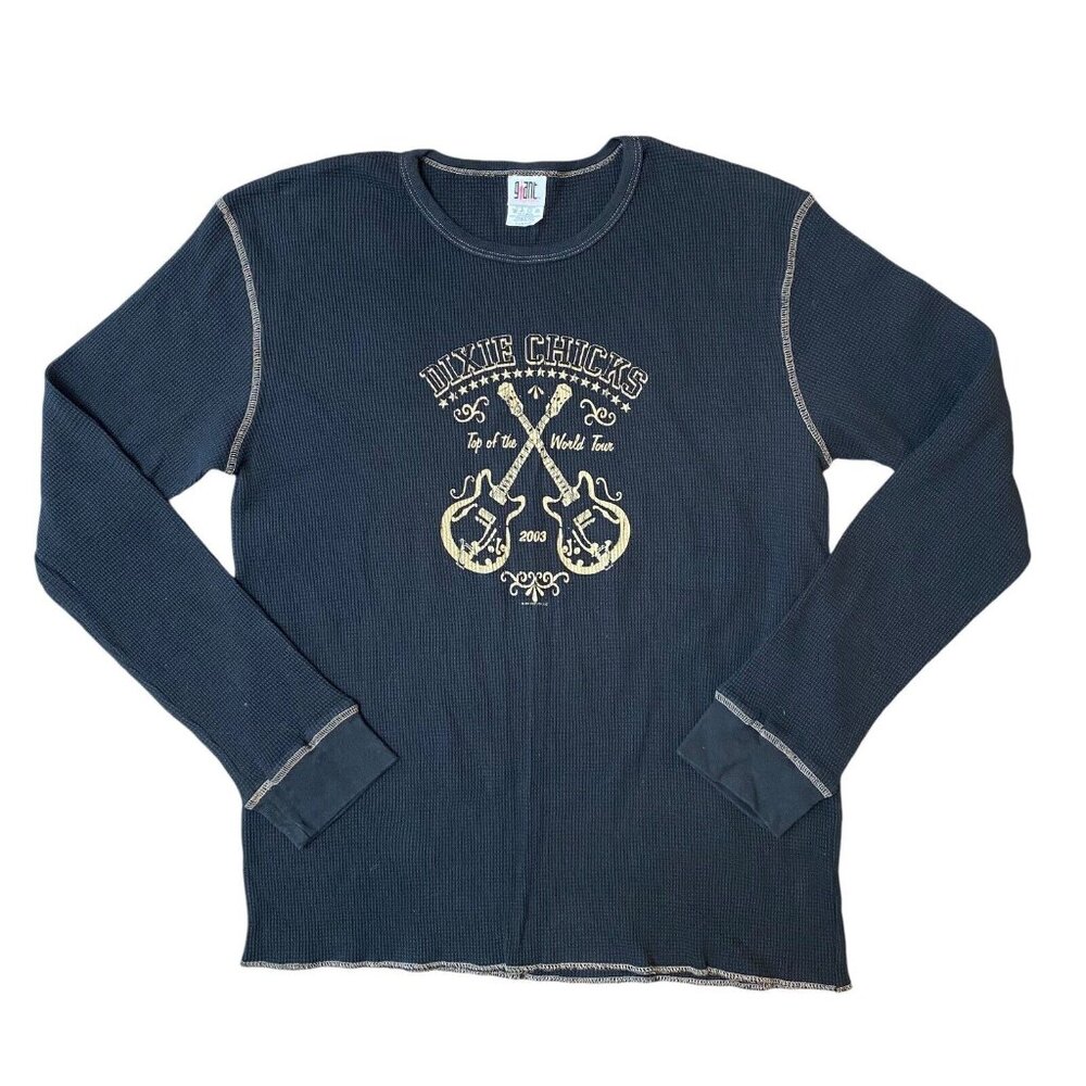 Vtg Giant Dixie Chicks Top Of the World Tour 2003 Long Sleeve Shirt Size XL